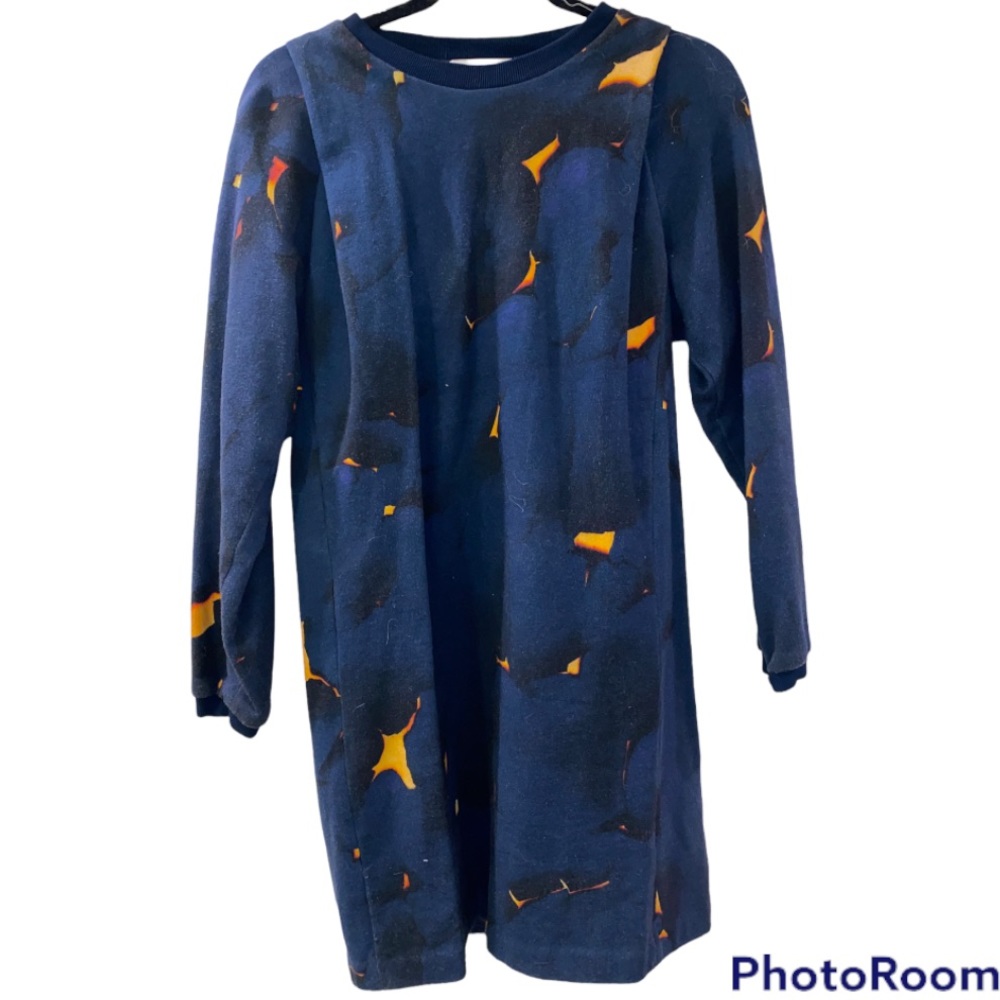 Phillip Lim sweater dress with orange detailing.